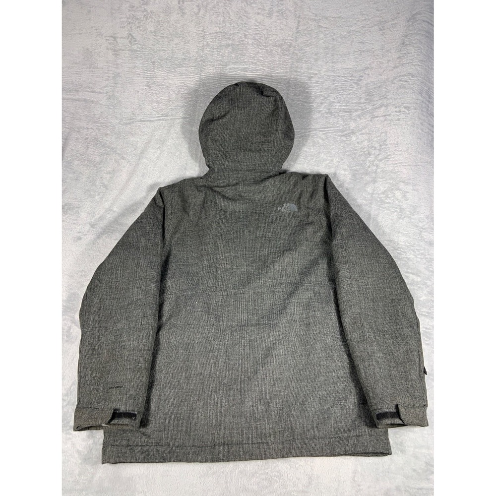 The North Face Skiing Jacket DryVent Mens L Gray Full Zip Embroidered Hooded - Picture 7 of 11